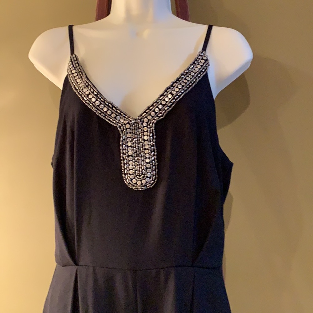 XOXO Embellished Black Jumpsuit NWOT